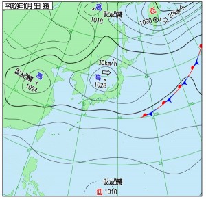 ①20171005天気図