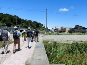 20170616歩こう会　反省会場越乃庭ヘ