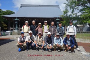 20170616歩こう会　伏木勝興寺集合写真