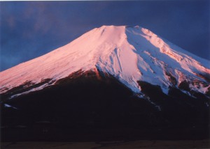 染むる霊峰