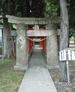 石鳥居のある風景