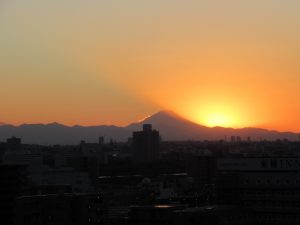 平成の夕日