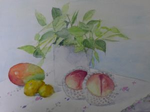 桃とマンゴー