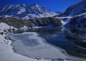 立山・新雪の朝　