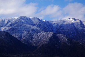 雪の比良山系